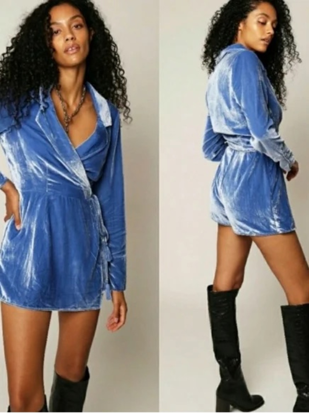Viola Velvet Romper from Free People - Picture 3 of 6